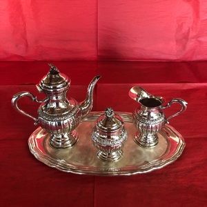 Silver coffee set